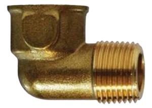 1/8" MPT x 1/8" FPT Street Elbow 90-Degree forged Lead Free Brass 116LF-A