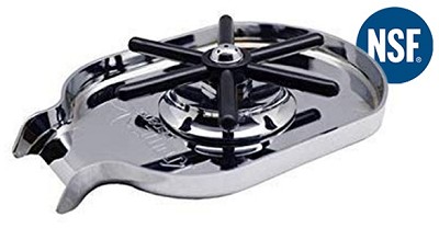 Glass Rinser for Kitchen Sink Polished Chrome over Stainless C4400