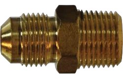 3/8" Flare x 3/8" MPT Connector Lead Free Brass U1LF-6C