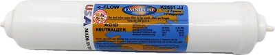 Omnipure K2551-C/C-JJ Inline Acid Neutralizer Filter - 50/50 Calcite & Corosex (2"x10"x1/4" QC)